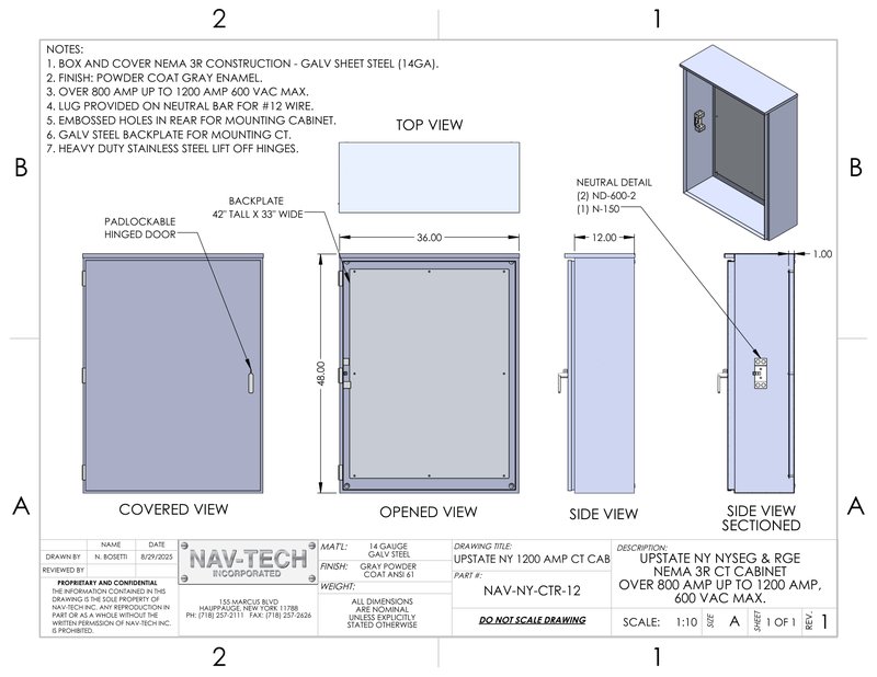 NAV-NY-CTR-12 drawing